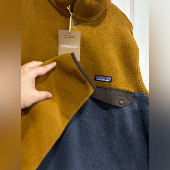 Patagonia Men's XL Lightweight Synchilla Snap-T Fleece Pullover NWT Brown - Picture 4 of 9